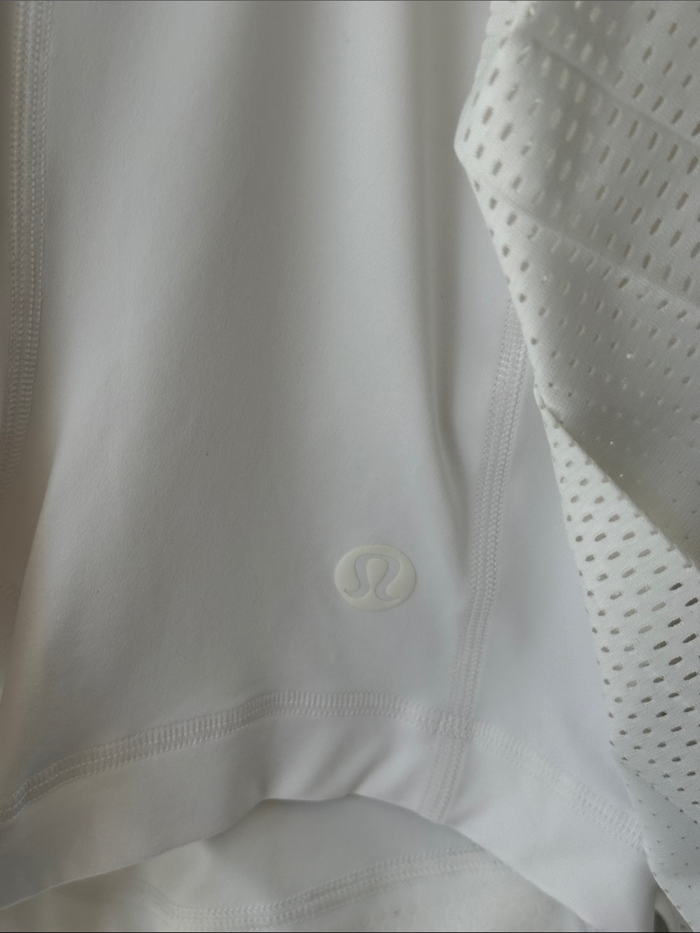 lululemon athletica White Pleated Open-Knit High-Rise Tennis Athletic Skirt-4 - Picture 8 of 14